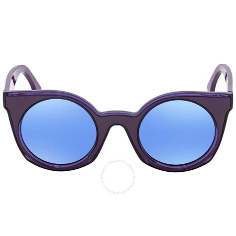 fendi sunglasses blue mirror